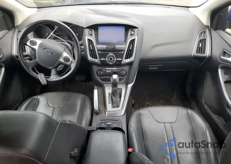 2013 Ford Focus Titanium из США, поврежденный, VIN 1FADP3J25DL137525